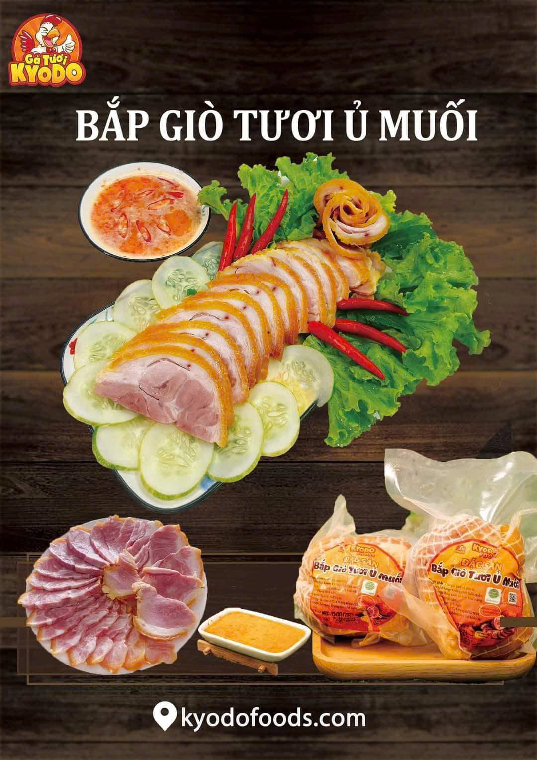 Đặc sản Giò Heo Ủ Muối Kyodo Foods - Best Seller không thể bỏ lỡ!